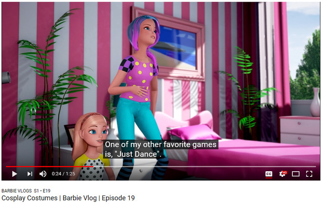 barbie game dance