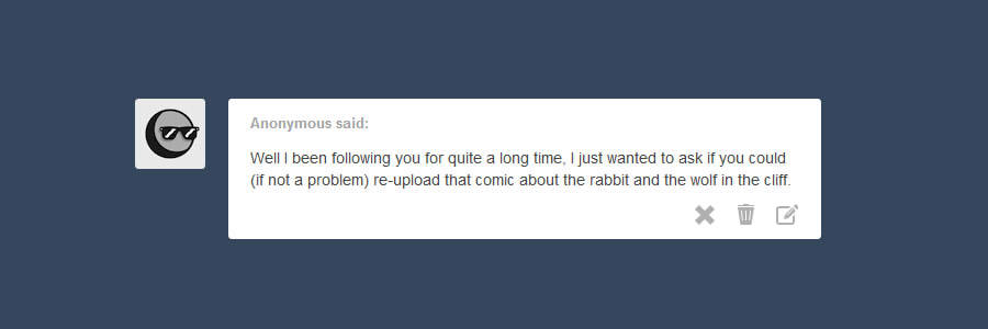 Whoa. I didn&rsquo;t even know anyone remembered this. If you guys want I can