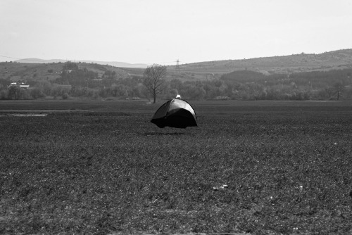 FLYING TENTS DAY19.03.2016 idomeni, greece. today strong wind was blowing away dozens, if not hundre