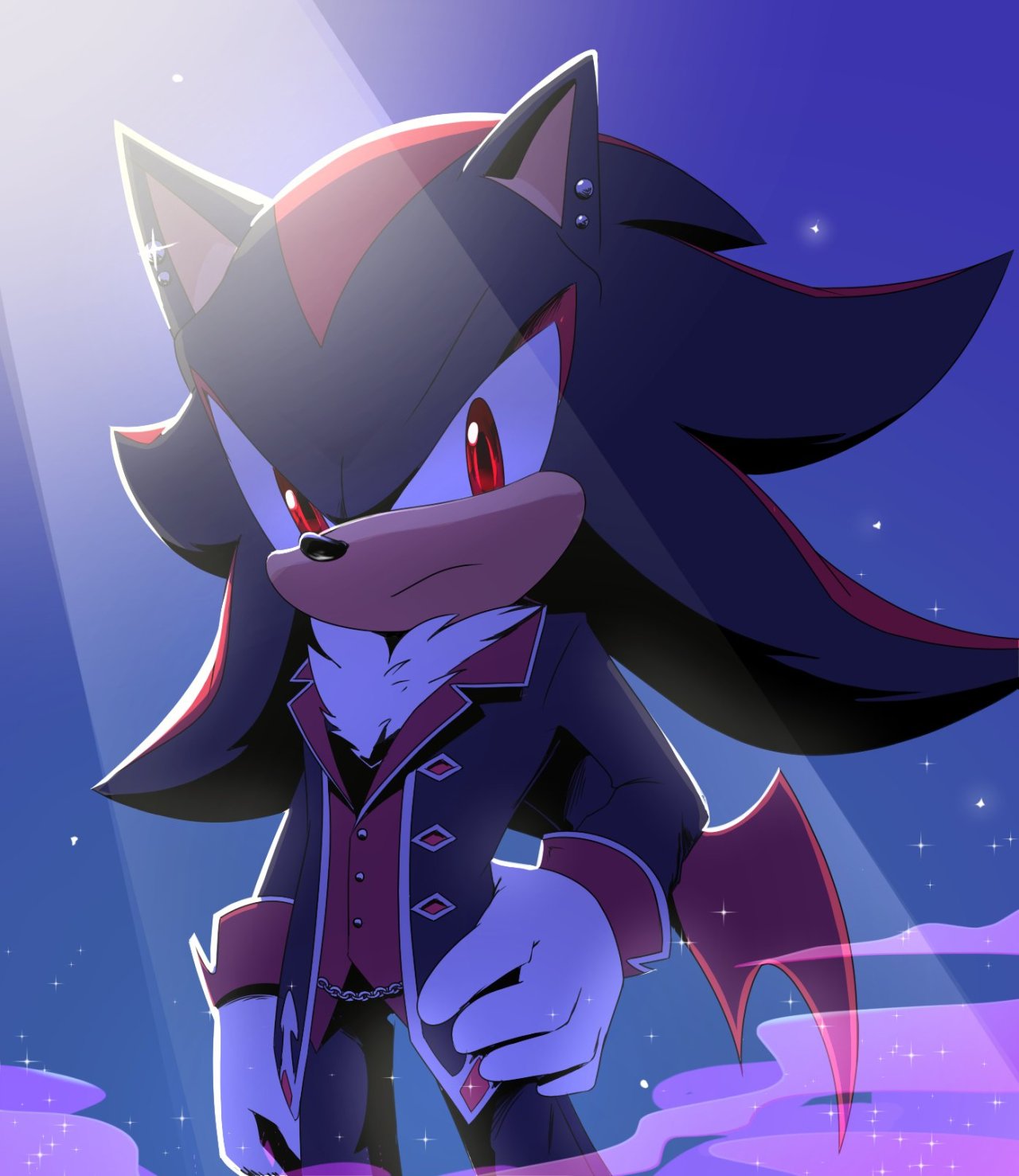 amy rose and shadow the hedgehog (sonic) drawn by toonsite