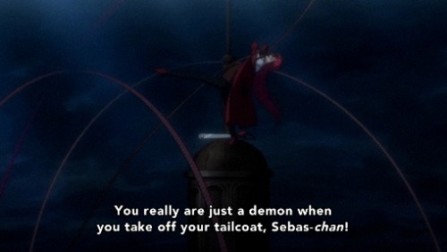 victorydanceblog:  Filler done right. Grell Sutcliff being Epic in Episode 9 of Book of Circus.  *EDIT*-September 8th-Corrected 2 gif images that we’re too large for tumblr. Should be working right now