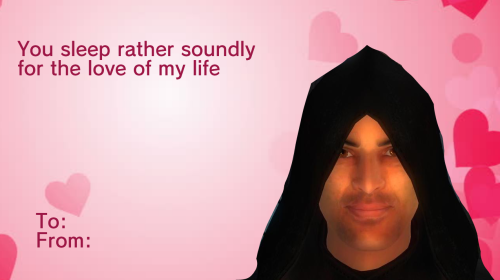 monochromatic–stains:hey check out these oblivion valentine’s day cards i made, i might make more so