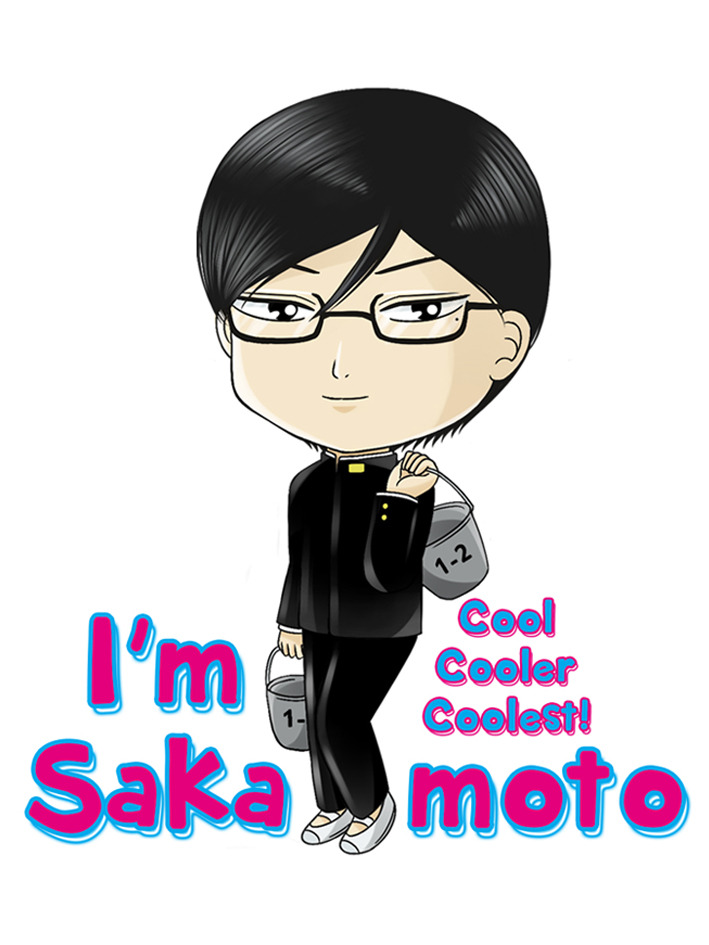 Cool COOLER! COOLEST!! - Sakamoto Desu Ga - Sticker