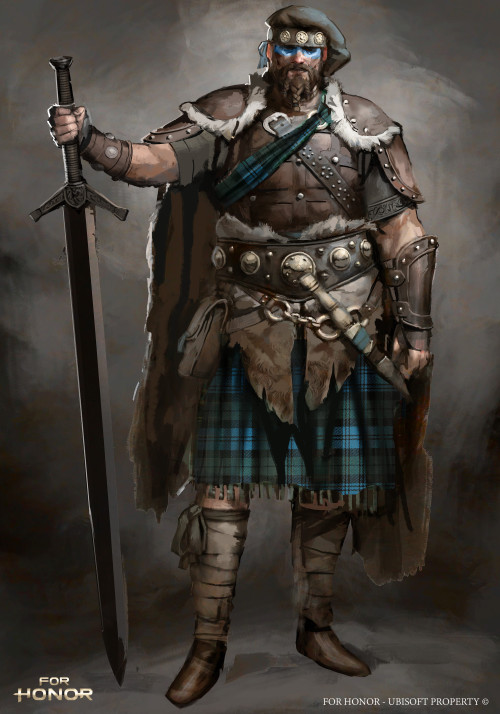 wearemercs:For Honor - Highlander character concept by Guillaume Menuel
