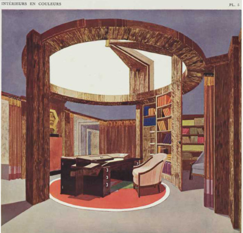 Léon Deshairs, Interior in Colors, a Portfolio. Part of the exhibition Exposition des Art Décoratifs