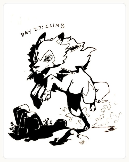 krithidraws: Inktober Day 27: Climb It started out okay and then I made a mistake and now we have BI