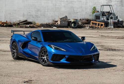 No excuses. Greg Kelson’s Elkhart Blue Chevrolet C8 Corvette is tuned by Proxses Tuning, who f