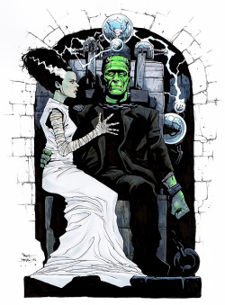 dessinnoir:  Bride of Frankenstein  