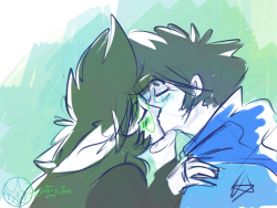 not exatly a 3am otp doodle (is midnight) but stillOne last before leaving ;)