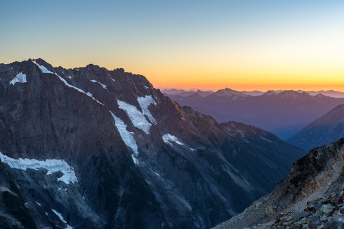 Sunset over Johannesburg Mountain, Washington