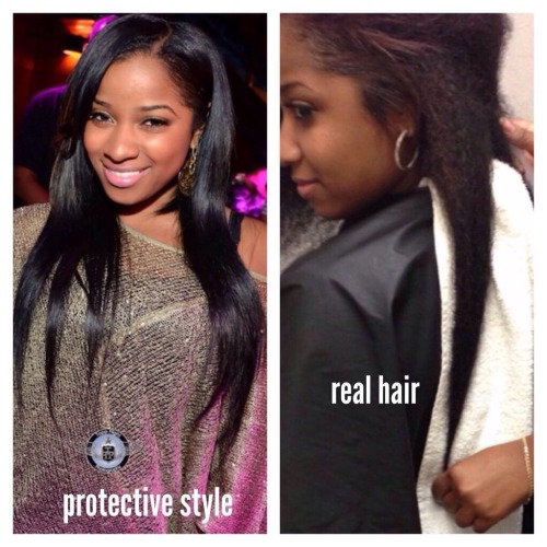 trebled-negrita-princess:  slaygnstonhughes:  lookatthewords:  finessemas:  snatchingyofav:  They got real long hair ☕️  I don’t know why people tend to think that just because you wear weave you bald headed or some shit. Nah son, weave actually