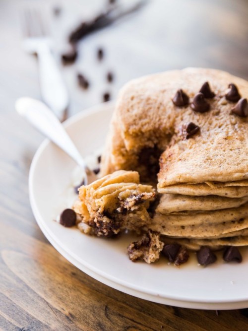 Super Vanilla Whole Wheat Pancakes