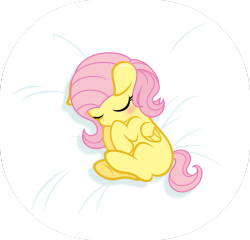 madame-fluttershy:  Baby Fluttershy -sleeping-