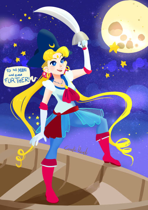 cat-erpillar:Sailor moon for Character Design ChallengeI tried some lineless art