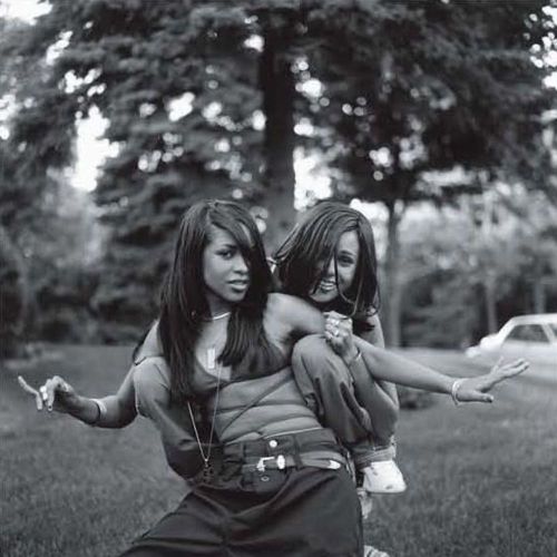 aaliyahphotos:  Aaliyah &amp; Kidada Jones photographed by Jason Keeling.