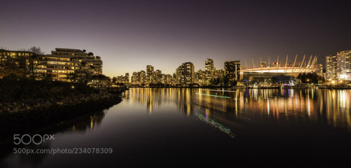 false creek long exposure hdr panorama at night by markbowenfineart