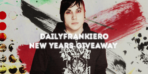 dailyfrankiero:Hello everyone! In honor of the new year coming and us all saying goodbye to what a t