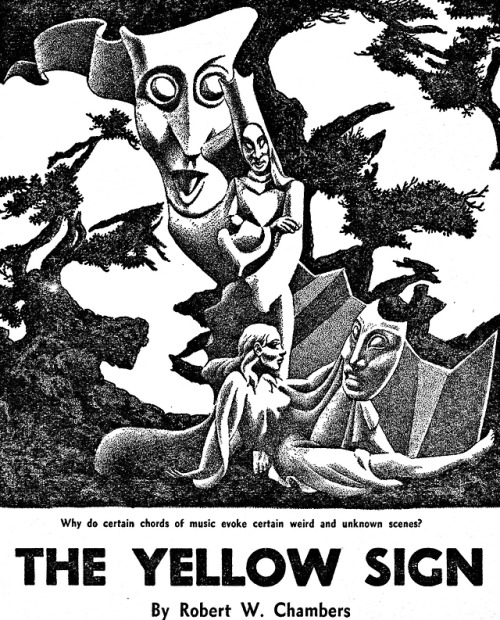 starrywisdomsect:The Yellow Sign, a short story from R.W. Chambers’ The King in Yellow, was publishe