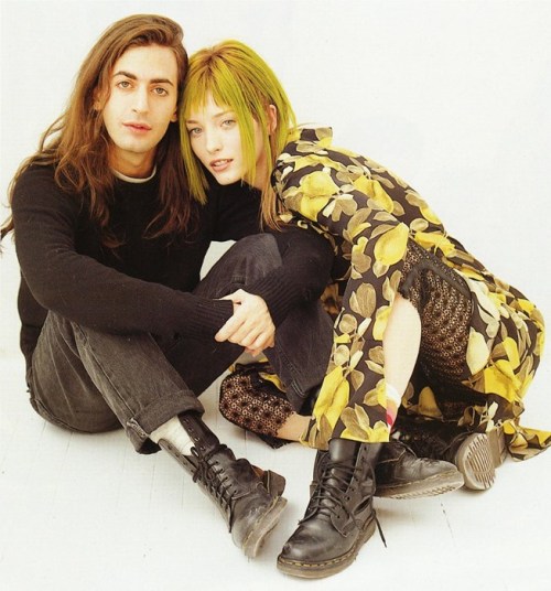 Marc Jacobs and Lucie de la Falaise photographed by Arthur Elgort for US Vogue, circa 1993