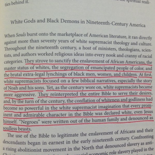 alwaysbewoke: if you refuse to open your eyes to how christianity has been perverted and used to enslave the minds, bodies and souls of black people and empower white supremacy, you’re are either still mentally enslaved or you are doing the enslaving.