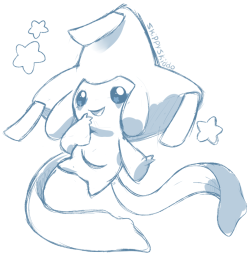 skippyskiddo:  A requested Jirachi sketch~*