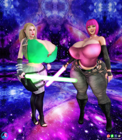 supertitoblog:    Lola n Chelsea as a Jedi?!….sexy!!!!I