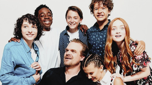David Harbour, Millie Bobby Brown, Sadie Sink, Gaten Matarazzo, Noah Schnapp, Caleb McLaughlin, And Finn