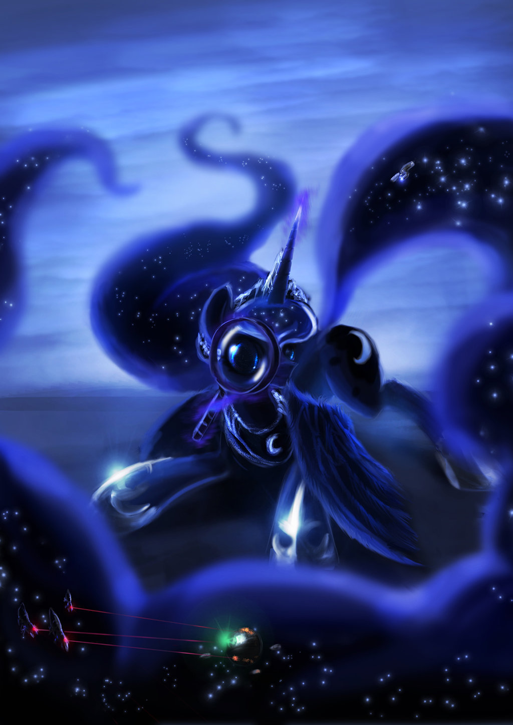 theponyartcollection:  Staring into space by ~Oblomos