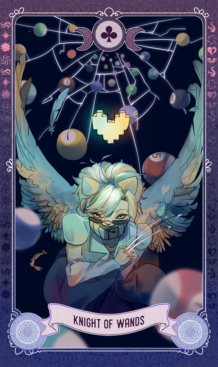 act6tarotproject: THE ACT 6 TAROT ANTHOLOGY: THE MINOR DECK (KNIGHTS) Knight of Wands