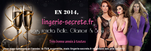 Lingerie Secrète vous souhaite une douce et belle année 2014. Nous vous souhaitons réussite et prosp