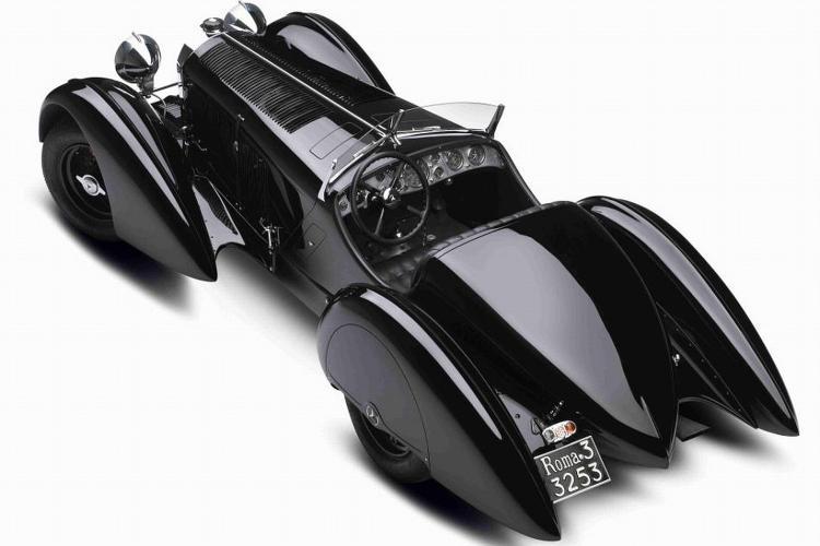 cloggo:  DIESELPUNK 1930 Mercedes SSK Comte Trossi A veritable Carol Vorderman of