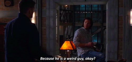 alovelikecas:  Dean Winchester talking about his boyfriend (x) 