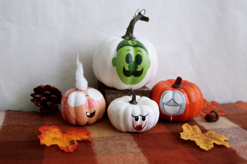  It’s National Pumpkin Day! Here’s some inspiration for some fun Nintendo-themed pumpkins. Sha