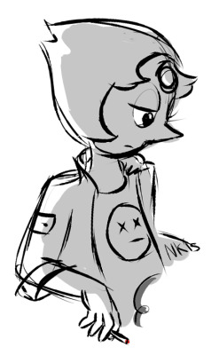 nerdy-knitter:  self indulgent bad Pearl doodle 