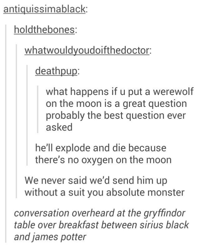 consulting-muggleborn:Some of the funniest of the fandom that lived