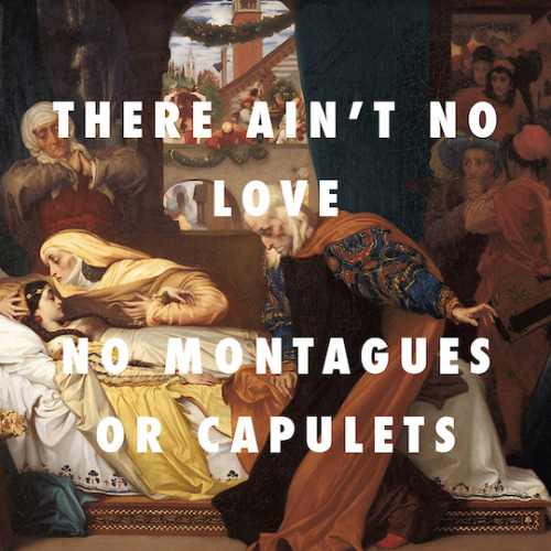 Frederic Leighton, The feigned death of Juliet (1856-1858) / Arctic Monkeys, I Bet You Loo