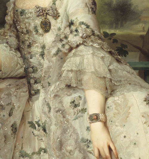 Miniature portrait as jewellery in 18th century portraitsGrace Newman, painted by Thomas Beach betwe