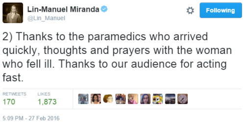 thefederalistfreestyle:   live theatre is a communal event – glad that the community is there for each other [x x x x x x x] 