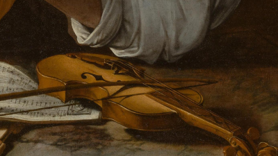 klassizismus:Details: The Lute Player – Caravaggio, 1596. 