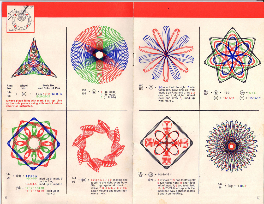emvisual:  Howto. Manual de Spirograph. Uno de los juguetes para dibujar más divertidos,