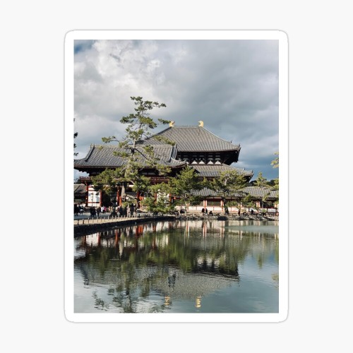 prettyinpinkvintagefashion:Check out my stickers on redbubble! This is Nara, Japan. I took this on m