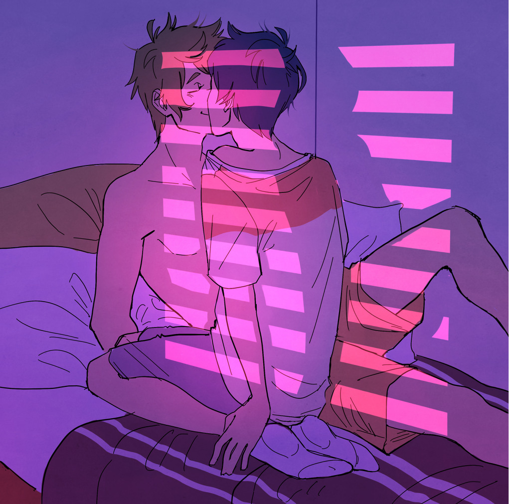 kauulii:  bed hair and boyfriend shirt uwu 