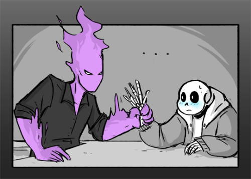 withtheworms:  << beginning | < part 4 Burnt Condiments [UF Grillby / UT Sans / UF Sans] famous last words there, Sans. haha more of this ot3 edgy crossover sansby nonsense.  eyyy lmao. 
