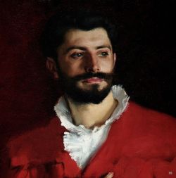 Portrait Of Dr. Samuel Jean Pozzi. 1881. John Singer Sargent. American 1856-1925.