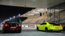 gdbracer:  Nissan Skyline GTR R35 by Saadarif on Flickr.Via Flickr: Yas Marina Drag Strip, Abu Dhabi.