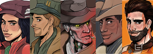 laurajay101:The Fallout characters I’ve coloured (so far) all together. I want it to look like a com