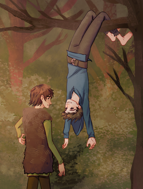 twiafom: hiya hic. going somewhere?you know those aus where jack is in httyd 1 when hiccup meets too