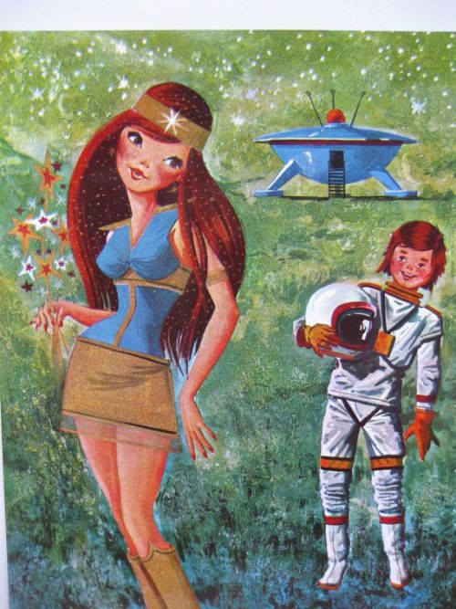 70s scifi postcard.