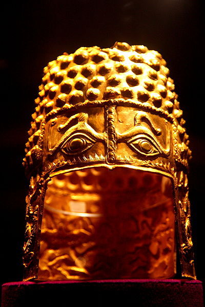 Helmet of Cotofenesti, Dacian, 4th century BC.from the National Museum of Romanian History
