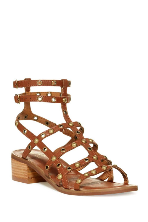 High Heels Blog Hope So Studded Gladiator Leather Sandal via Tumblr